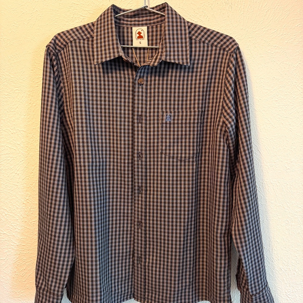 Dandy Del Mar Tresco Houndstooth Shirt - size small brand new with tags